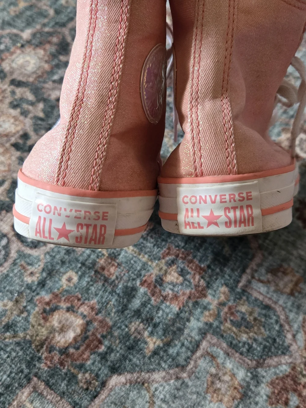 Converse Pink High-Top All Star Sneakers